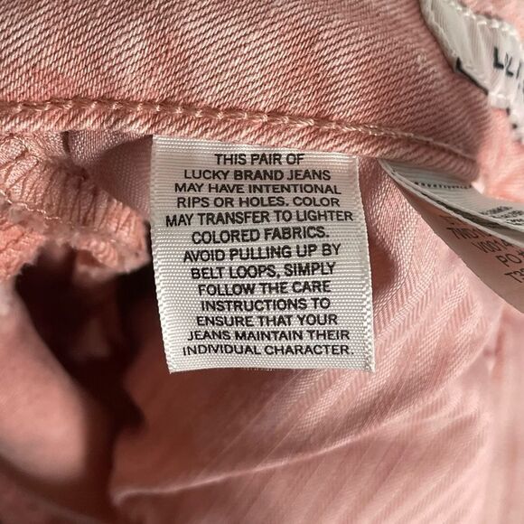 Lucky Brand Salmon Lolita Crop Skinny Denim Jeans - Women’s 26 - Picture 10 of 11